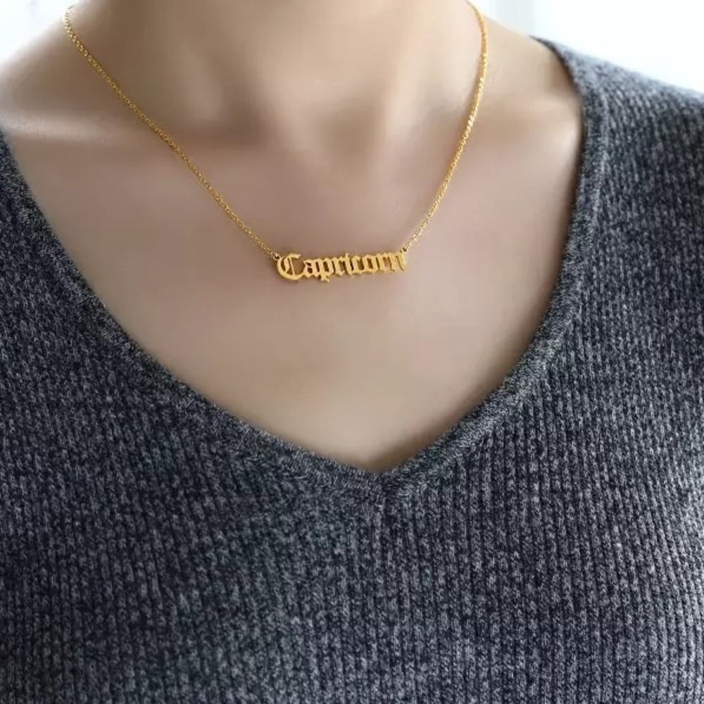 Woman Capricorn Necklace
